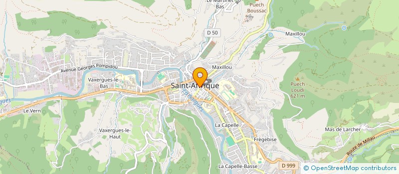 localisation de l'entreprise SUD AVEYRON TRAITEUR  SAINT-AFFRIQUE