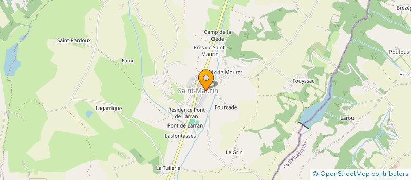 localisation de l'entreprise SUD AZUR SERVICES  SAINT-MAURIN