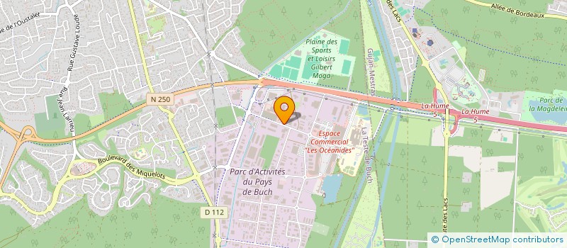 localisation de l'entreprise SUD BASSIN DARRAU PRO  LA TESTE-DE-BUCH