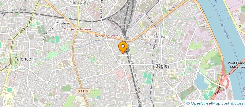 localisation de l'entreprise SUD BASSIN ENTRETIEN à BEGLES