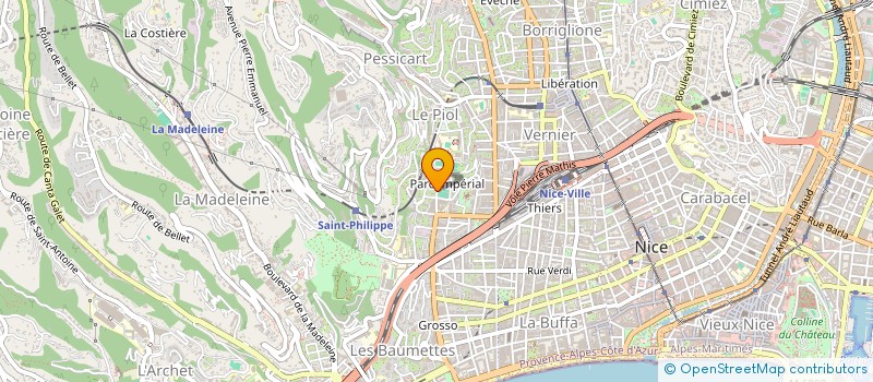 localisation de l'entreprise SUD BAT ETANCH  NICE