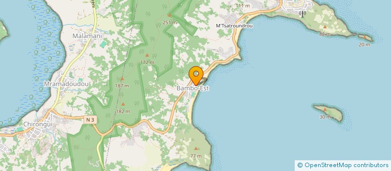 localisation de l'entreprise SUD BATEAU ECOLE  BANDRELE