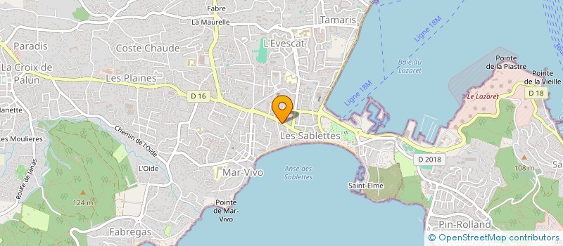 localisation de l'entreprise SUD BATIMENT  LA SEYNE-SUR-MER