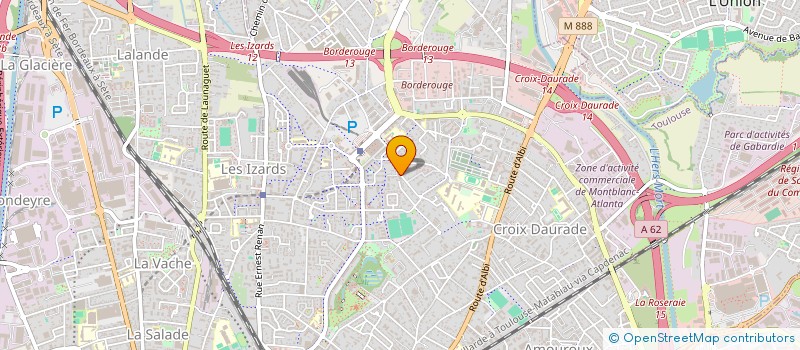 localisation de l'entreprise SUD BATIMENT à TOULOUSE