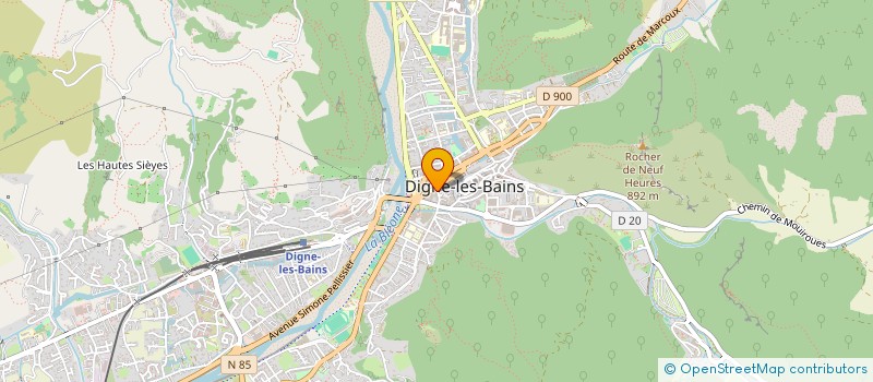 localisation de l'entreprise SUD BATIMENTS à DIGNE-LES-BAINS