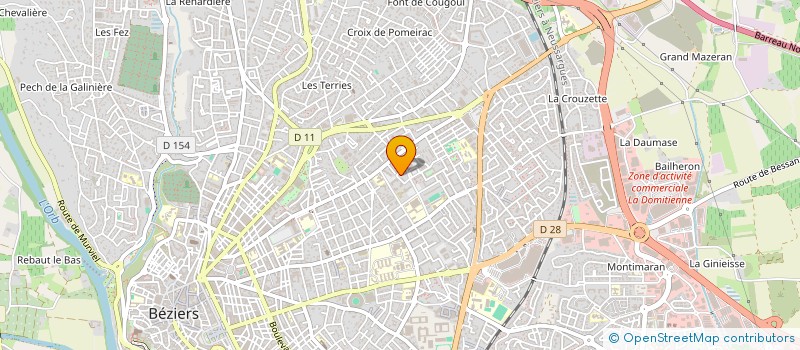 localisation de l'entreprise SUD BEZIERS NETTOYAGE à BEZIERS
