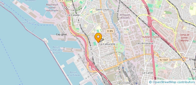 localisation de l'entreprise SUD BOIS à MARSEILLE