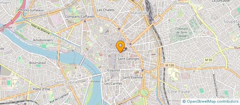 localisation de l'entreprise SUD BOURSE INVESTISSEMENTS  TOULOUSE