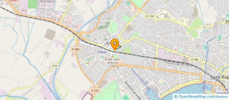 localisation de l'entreprise SUD BTP à FREJUS