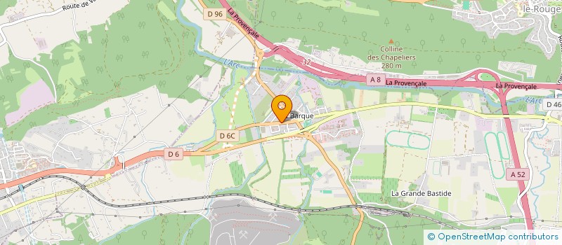 localisation de l'entreprise SUD BTP RENOVATION  FUVEAU