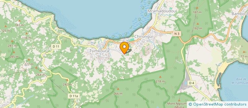 localisation de l'entreprise SUD BTP SARL à BOUENI
