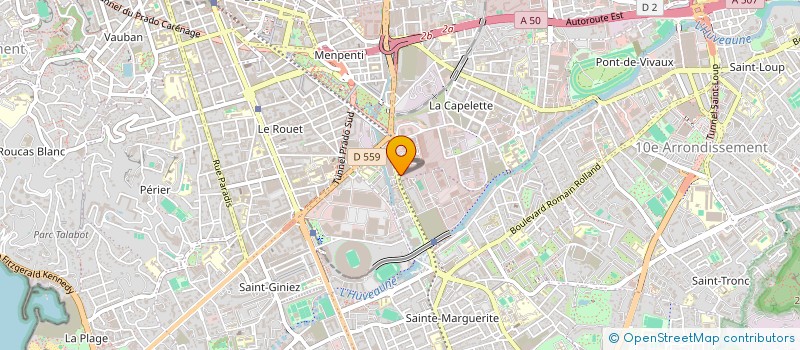 localisation de l'entreprise SUD BUROREPROGRAPHIE à MARSEILLE