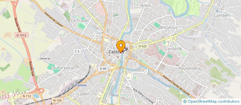 localisation de l'entreprise SUD CAFE  CASTRES