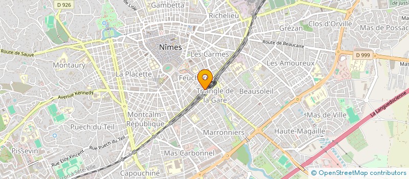 localisation de l'entreprise SUD CAFE NIMES GARE  NIMES