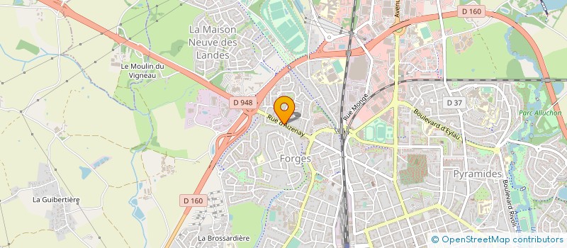 localisation de l'entreprise SUD CAM ATLANTIQUE VENDEE à LA ROCHE-SUR-YON