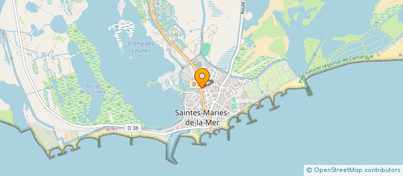 localisation de l'entreprise SUD CAMARGUE LOISIRS à LES STES MARIES DE LA MER