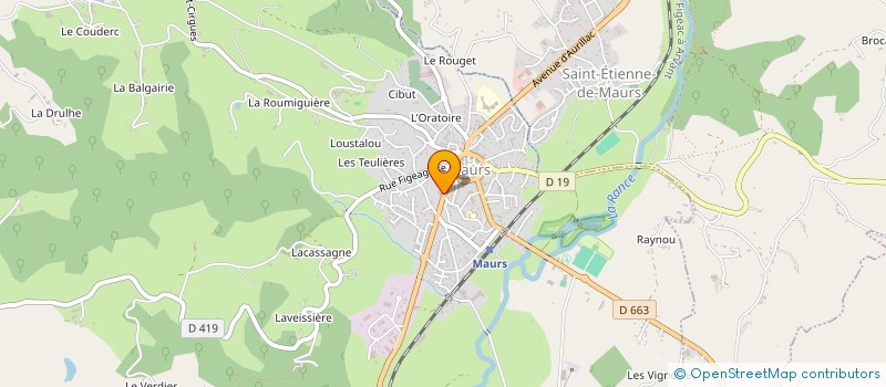 localisation de l'entreprise SUD CANTAL AUTOMOBILES à MAURS
