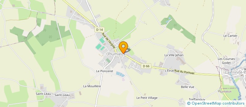 localisation de l'entreprise SUD' CAP LOISIRS  PLUMIEUX