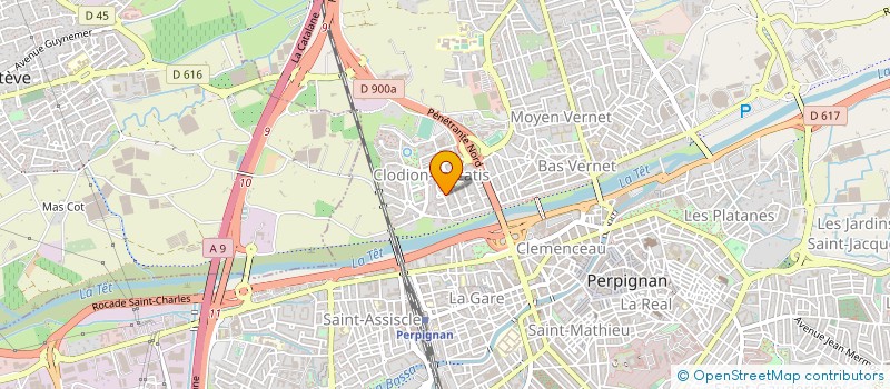 localisation de l'entreprise SUD CARREAUX  PERPIGNAN