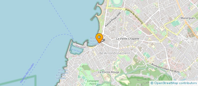 localisation de l'entreprise SUD CARTONNAGE à MARSEILLE
