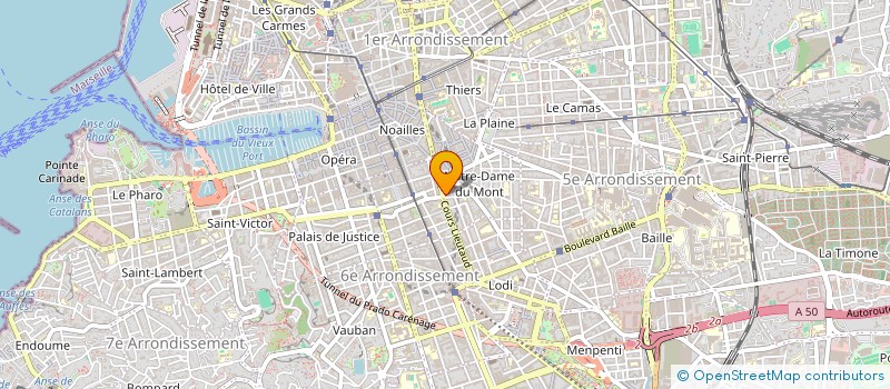 localisation de l'entreprise SUD CATINA  MARSEILLE