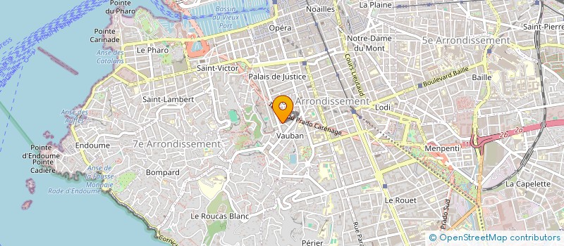 localisation de l'entreprise SUD-CHAPPE-FLUIDE-SAS- à MARSEILLE