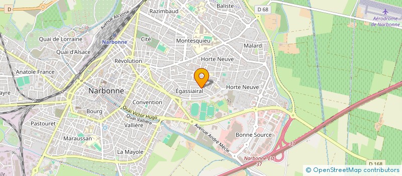 localisation de l'entreprise SUD CHRONO  NARBONNE