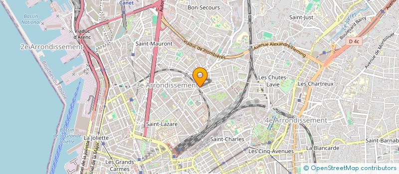 localisation de l'entreprise SUD CLIM FROID à MARSEILLE