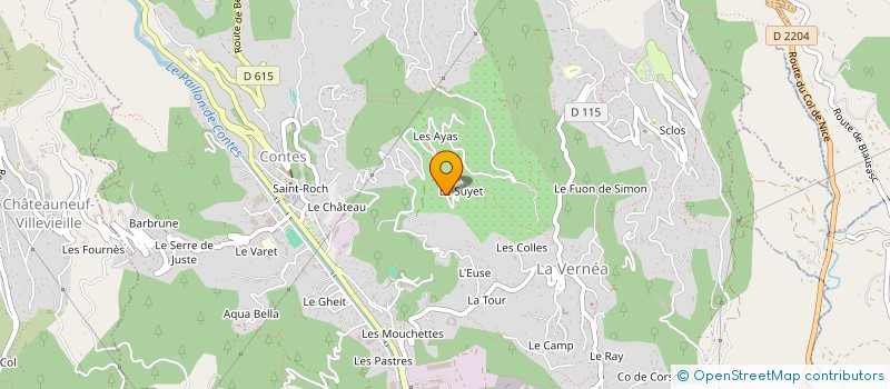 localisation de l'entreprise SUD CLIM SERVICES à CONTES