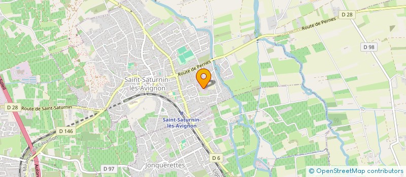 localisation de l'entreprise SUD CLOTURES à SAINT-SATURNIN-LES-AVIGNON