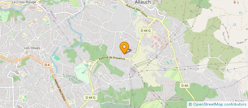 localisation de l'entreprise SUD COIFFURE  ALLAUCH