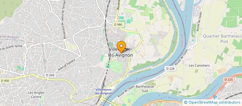 localisation de l'entreprise SUD COMMUNICATION SARL  VILLENEUVE-LES-AVIGNON