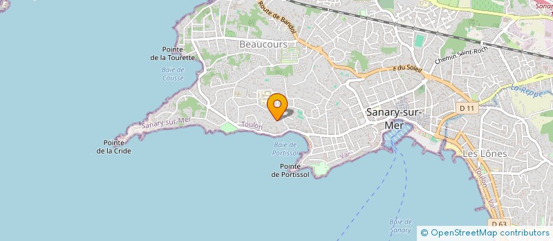 localisation de l'entreprise SUD CONSEIL LOGICIEL à SANARY-SUR-MER