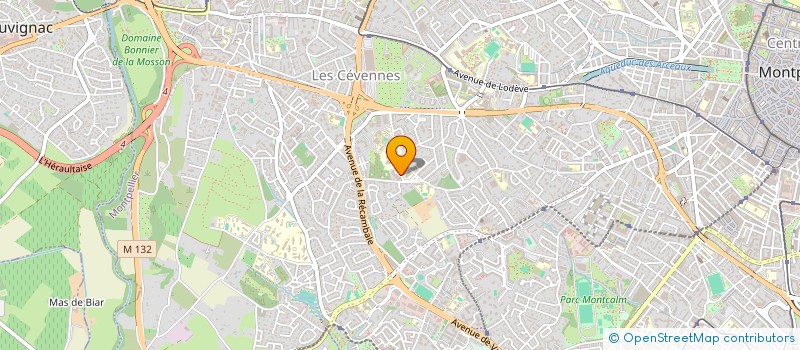 localisation de l'entreprise SUD CONSTRUCTION à MONTPELLIER