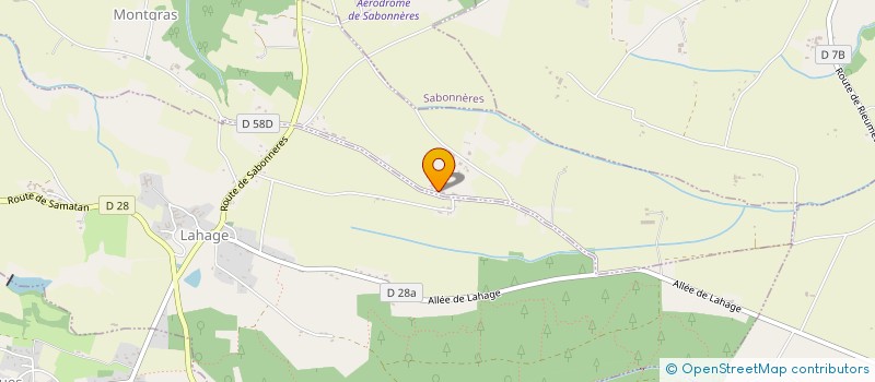 localisation de l'entreprise SUD CONSTRUCTION RENOVATION  MONTGRAS