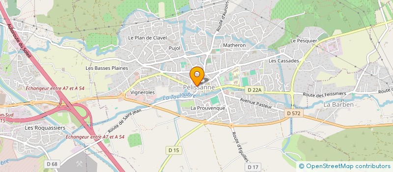 localisation de l'entreprise SUD CONSULTING SERVICES à PELISSANNE