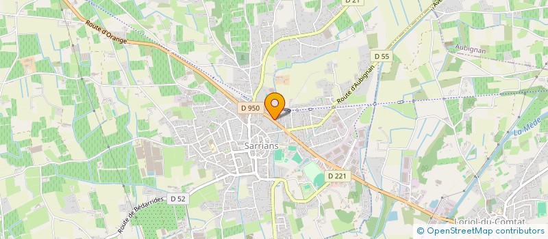 localisation de l'entreprise SUD COULEURS à CARPENTRAS