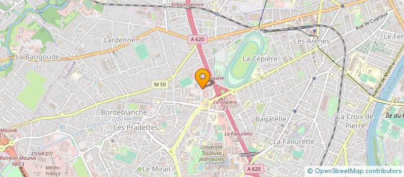 localisation de l'entreprise SUD COURSES SARL à TOULOUSE