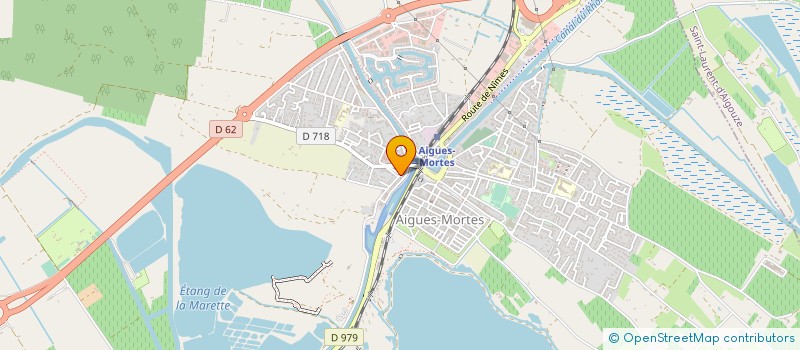 localisation de l'entreprise SUD COURTAGE  AIGUES-MORTES