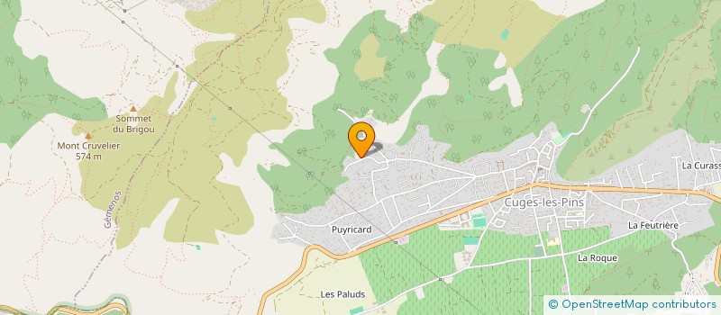 localisation de l'entreprise SUD CREATION PROVENCE  CUGES-LES-PINS