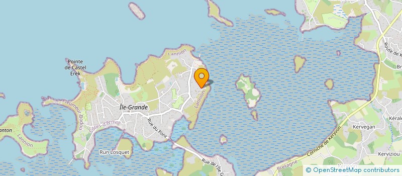 localisation de l'entreprise SUD CT ARMOR  PLEUMEUR-BODOU