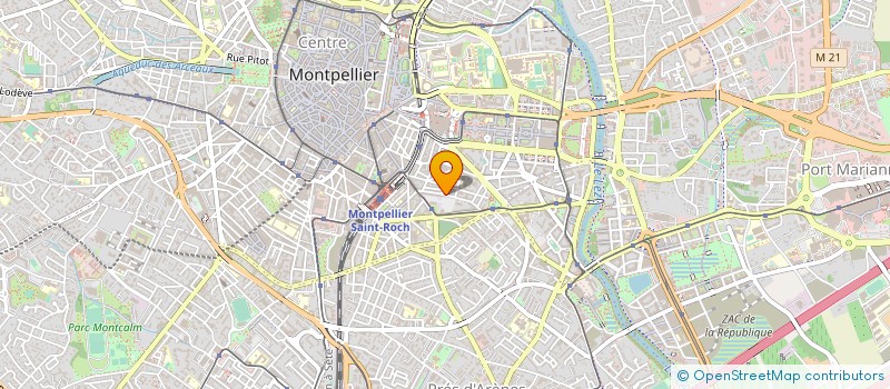 localisation de l'entreprise SUD DE FRANCE SERVICES à MONTPELLIER