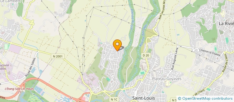 localisation de l'entreprise SUD DECALAMINAGE à SAINT-LOUIS
