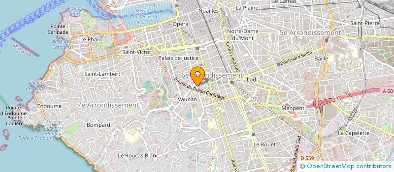 localisation de l'entreprise SUD-DECORENOV à MARSEILLE