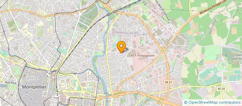 localisation de l'entreprise SUD DESIGN DIFFUSION à MONTPELLIER