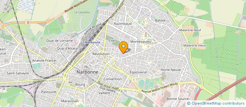 localisation de l'entreprise SUD DIAGNOSTIC IMO à NARBONNE