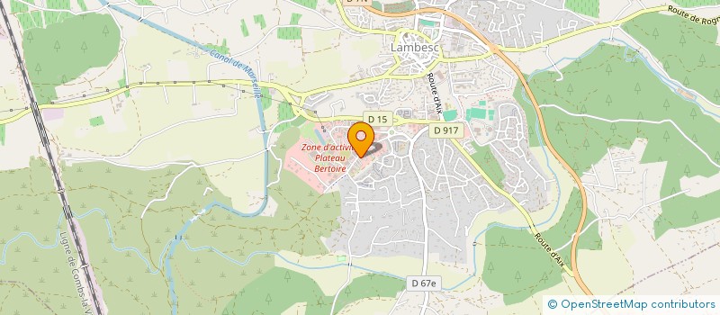 localisation de l'entreprise SUD DIFFUSION EQUIPEMENT AUTO  LAMBESC