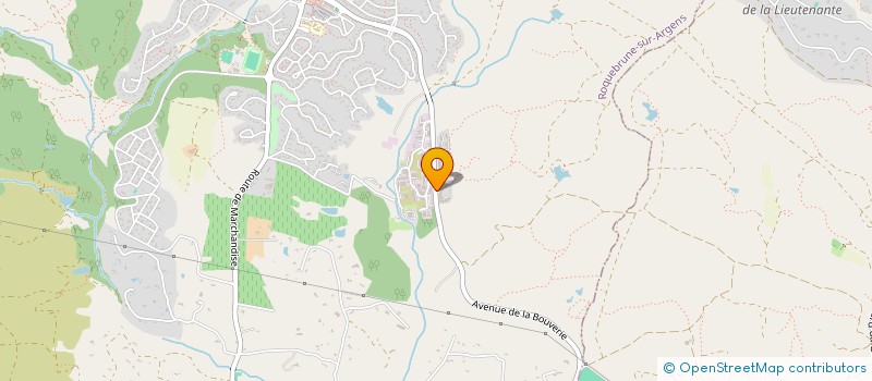 localisation de l'entreprise SUD DIGITAL SECURITE à ROQUEBRUNE-SUR-ARGENS