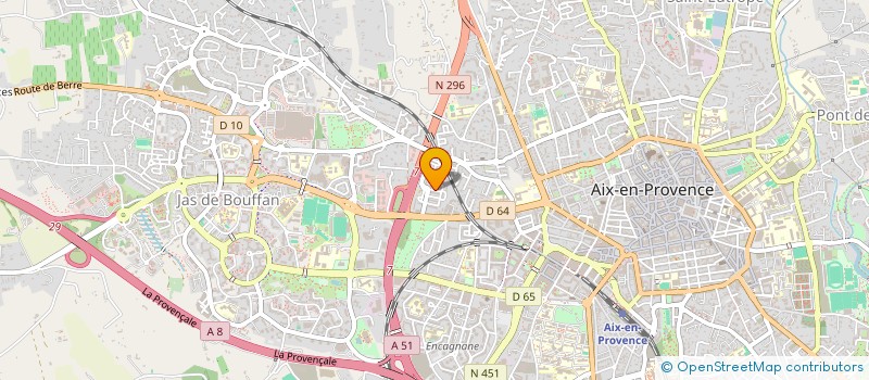 localisation de l'entreprise SUD DIRECT  MEYREUIL