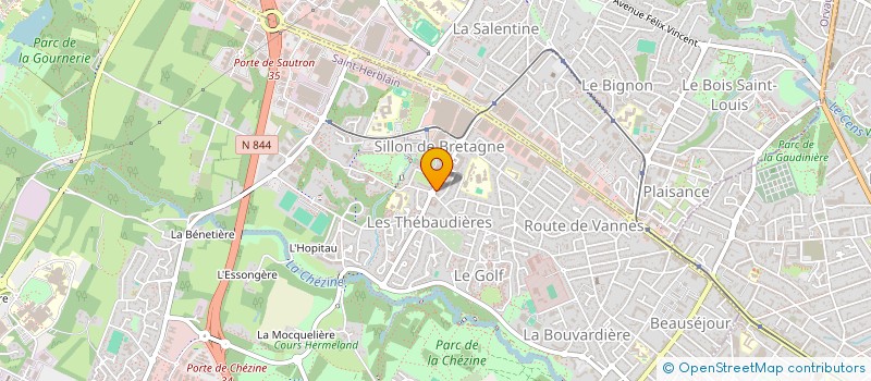 localisation de l'entreprise SUD DISTRIBUTION ALIMENTAIRE à SAINT-HERBLAIN